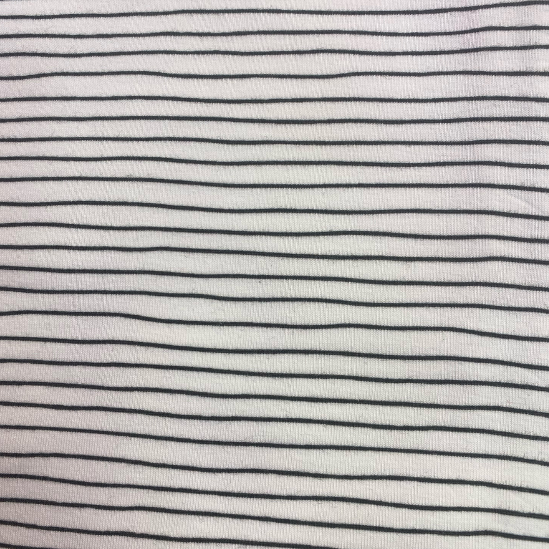 Striped Jersey Cotton Remnants | Multiple Lengths