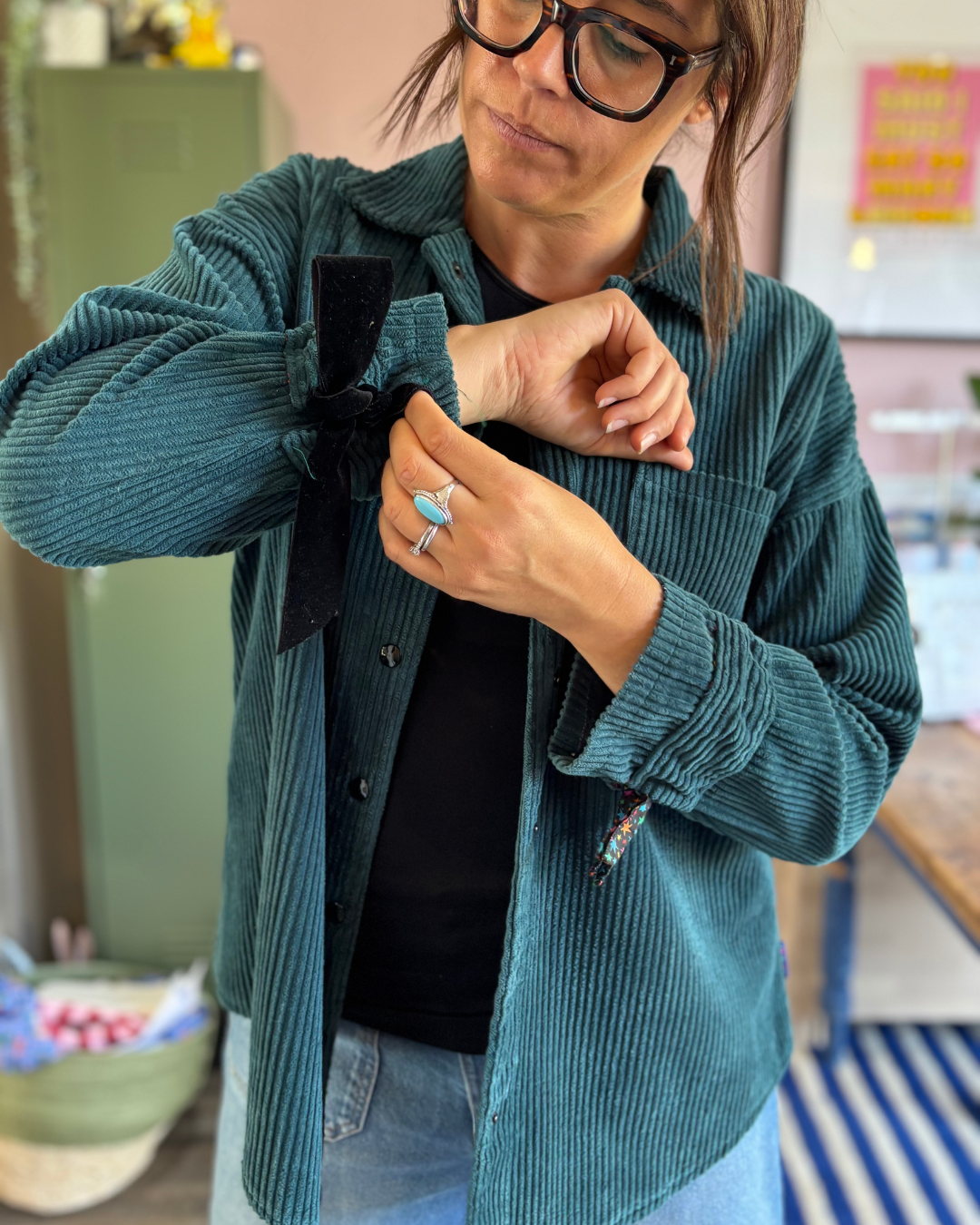 Sew Confident Seafoam Shacket Pattern
