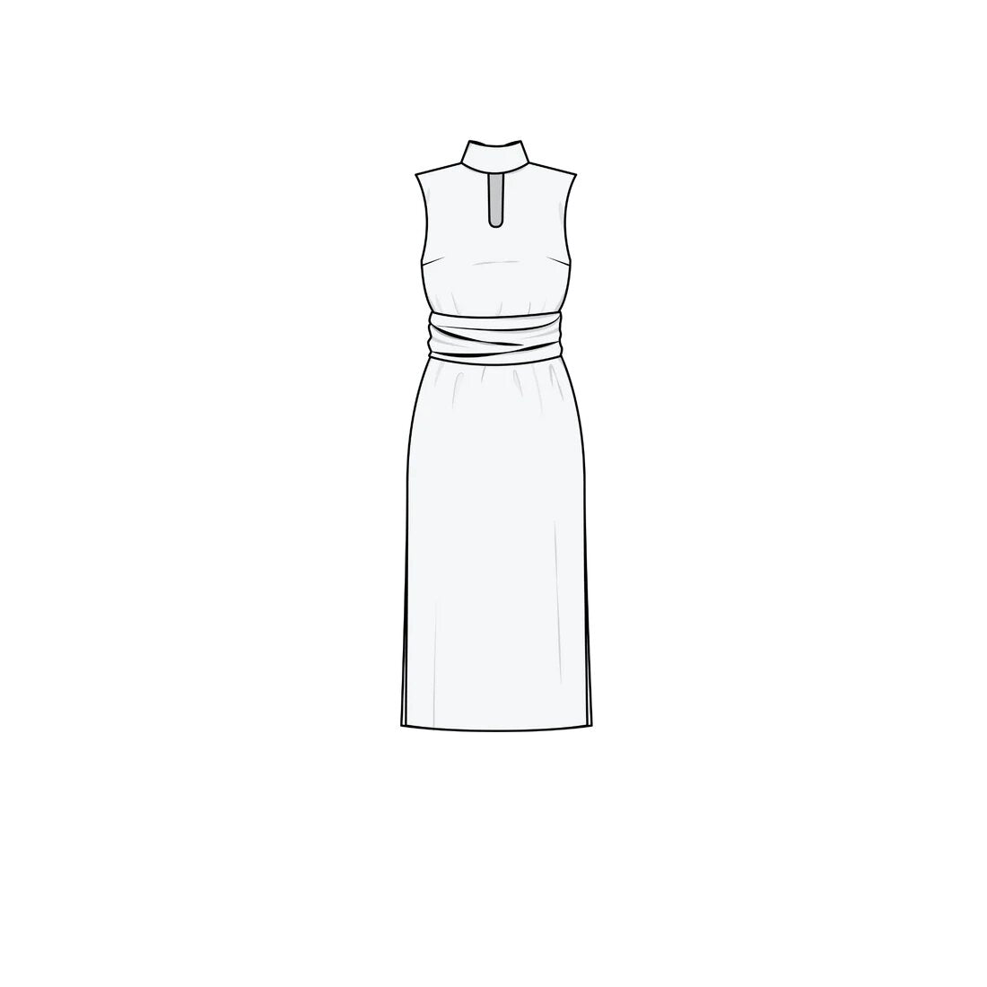 PUFF AND PENCIL | Keyhole Dress PDF Pattern
