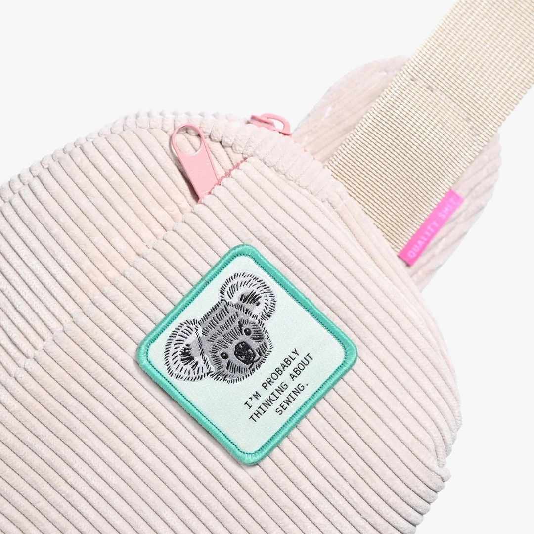 'I'm Probably Thinking About Sewing' Iron On Patch | Kylie And The Machine