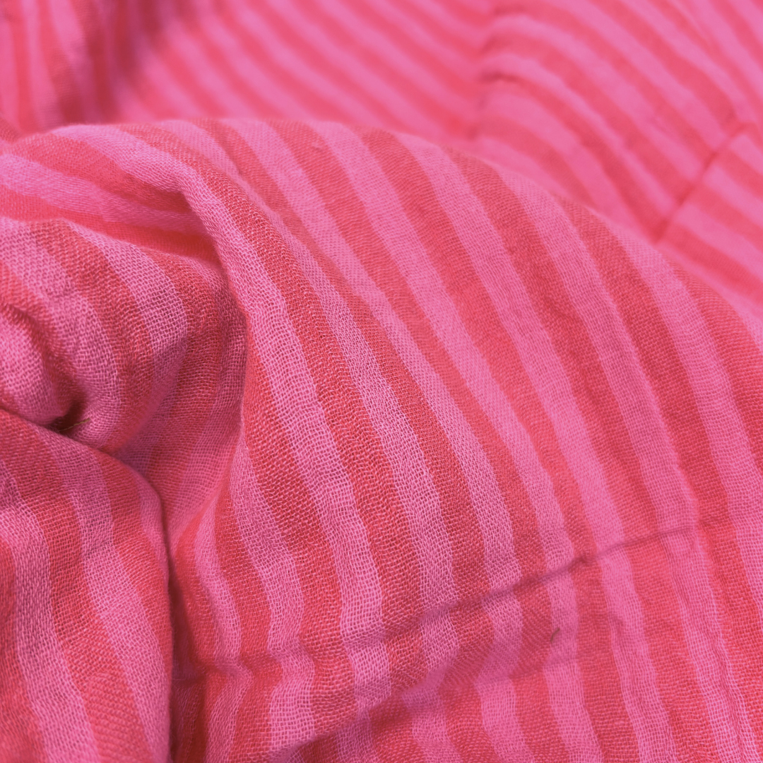 Striped Double Gauze | Multiple Colours