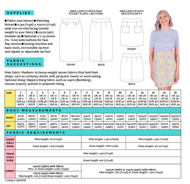Tilly & The Buttons - Ramona Skirt Pattern