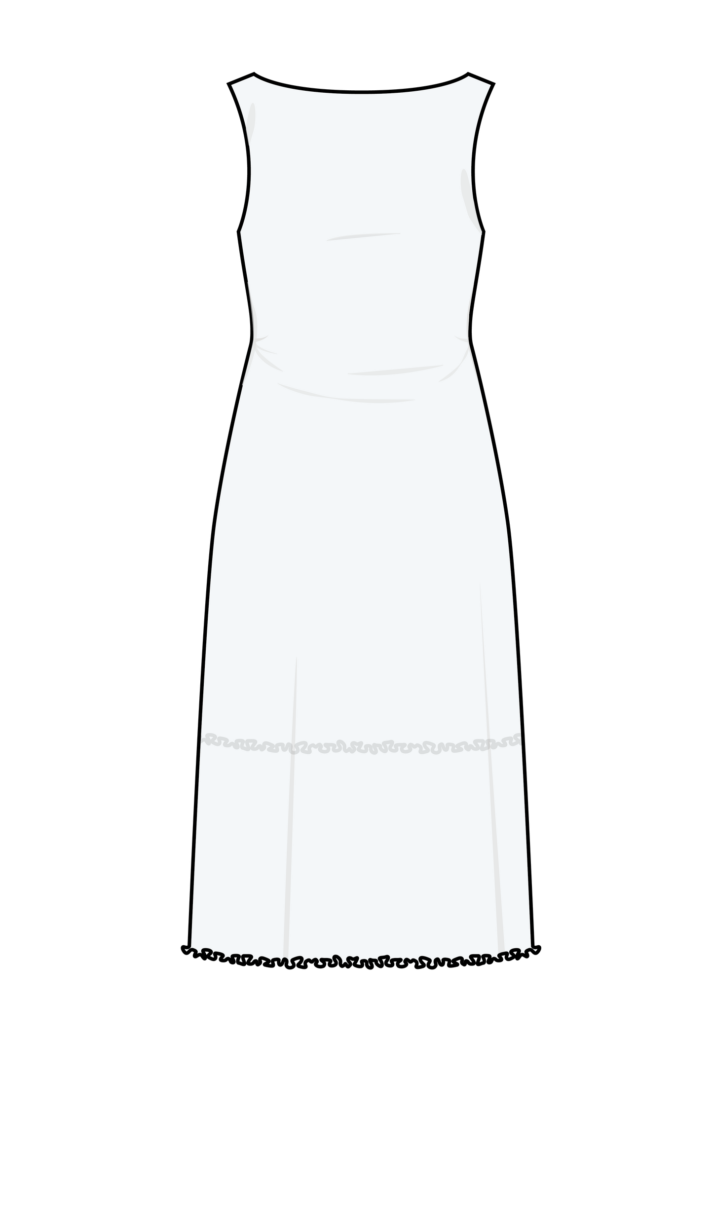 PUFF AND PENCIL | Wavy Hem Dress PDF Pattern