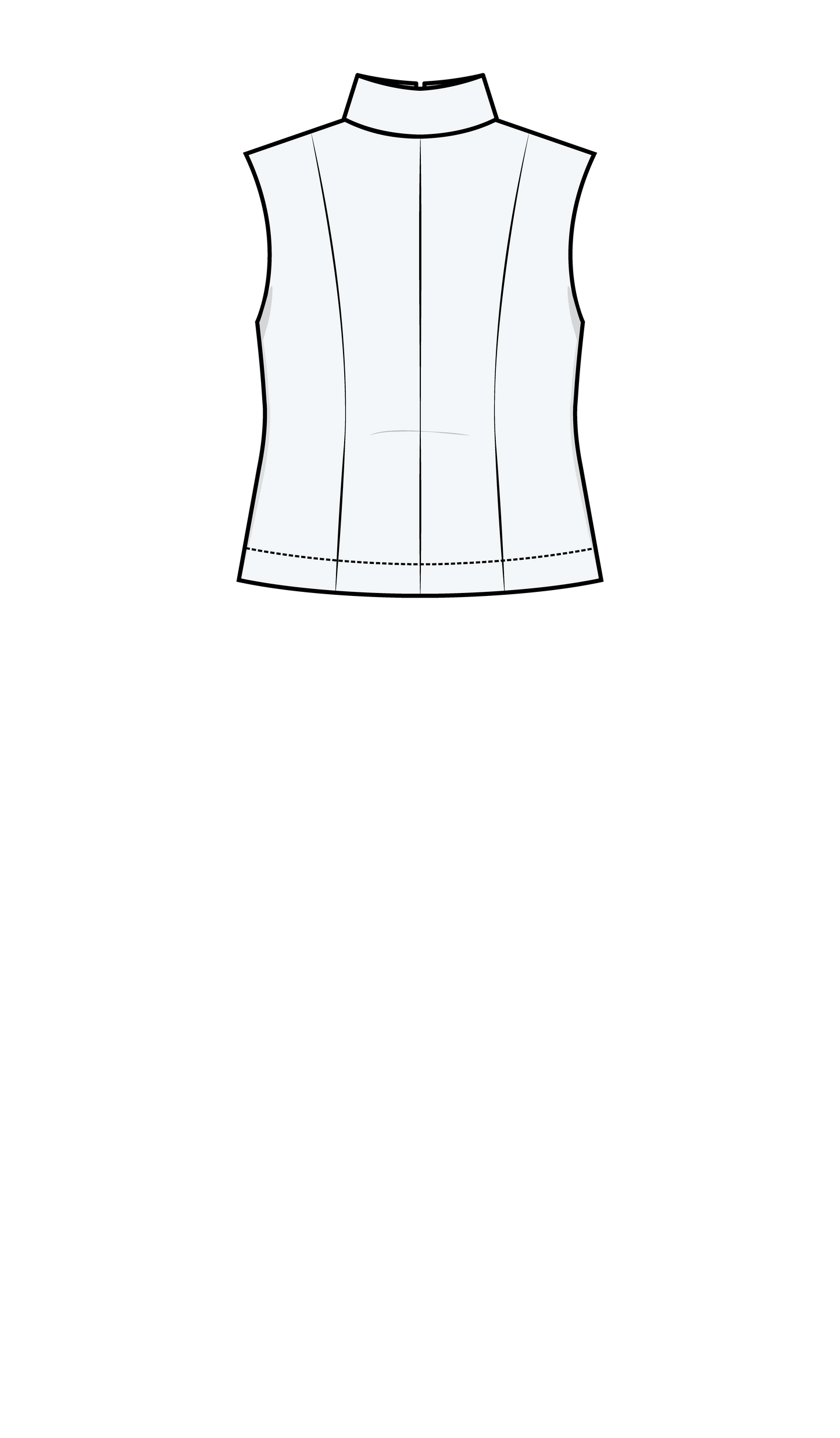 PUFF AND PENCIL Zip Vest x Basic Sleeve PDF Pattern Bundle
