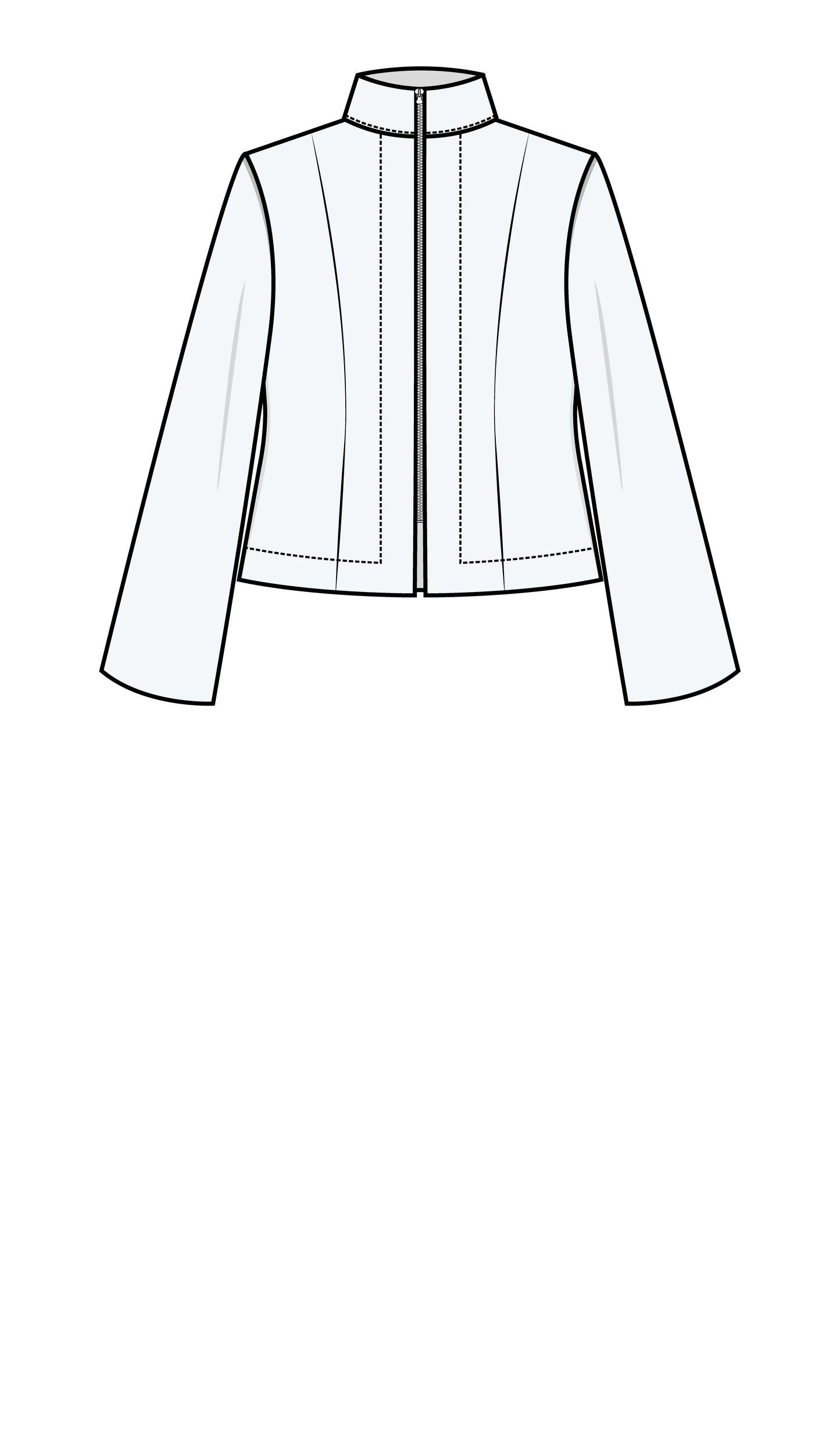 PUFF AND PENCIL Zip Vest x Basic Sleeve PDF Pattern Bundle