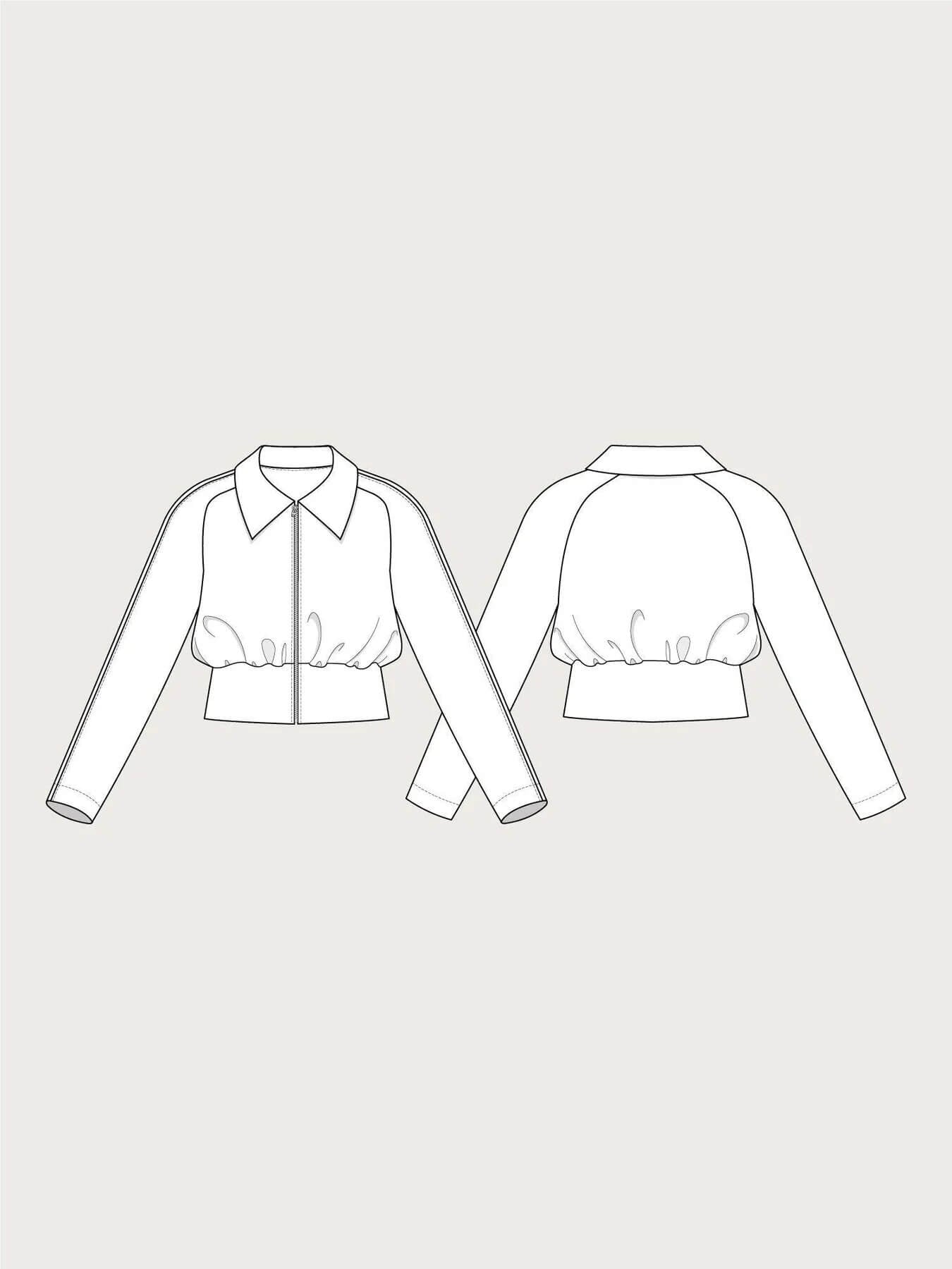 The Assembly Line | Cropped Jacket Paper Pattern
