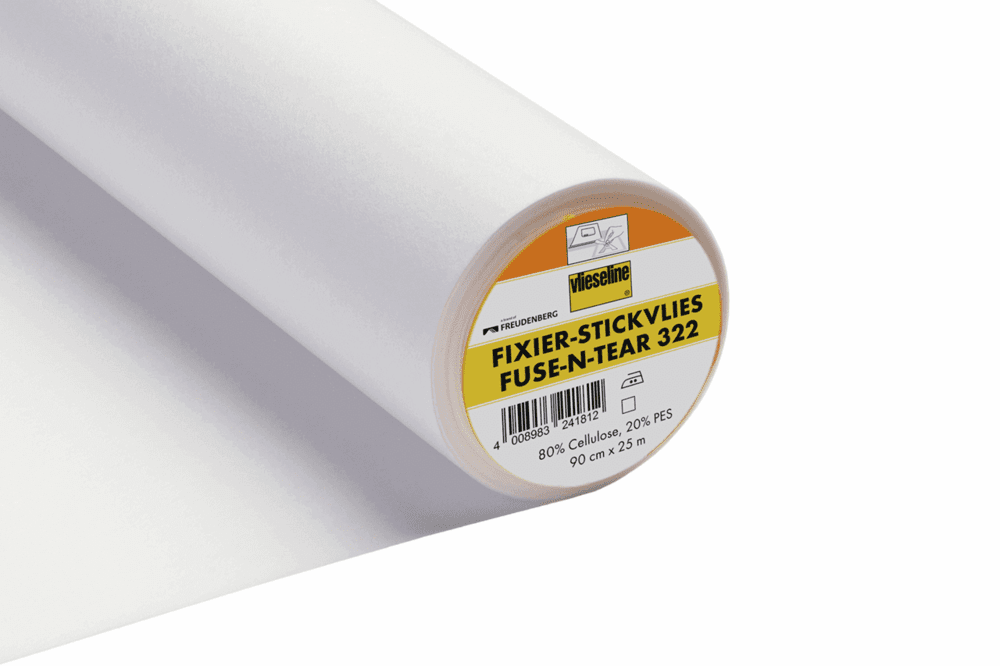 Vlieseline Stitch ’n’ Tear Embroidery Backing – 90 cm Wide