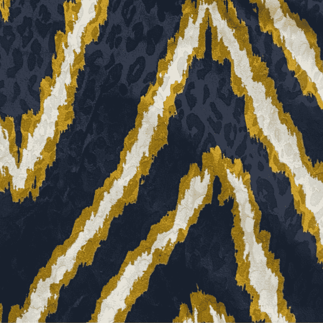Abstract Leopard Satin