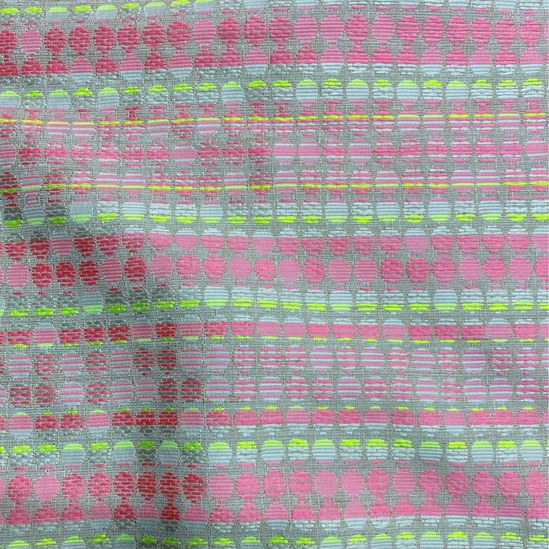 Neon Dot Woven Fabric
