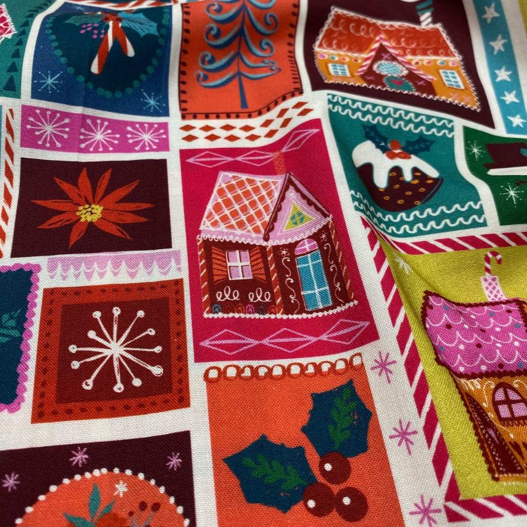 Patchwork Candy Houses Craft Cotton