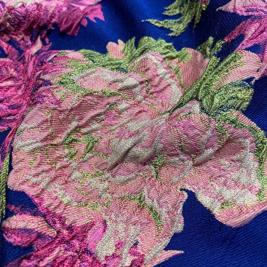 Blossom Thrill Stretch Brocade Fabric | 2 Colours
