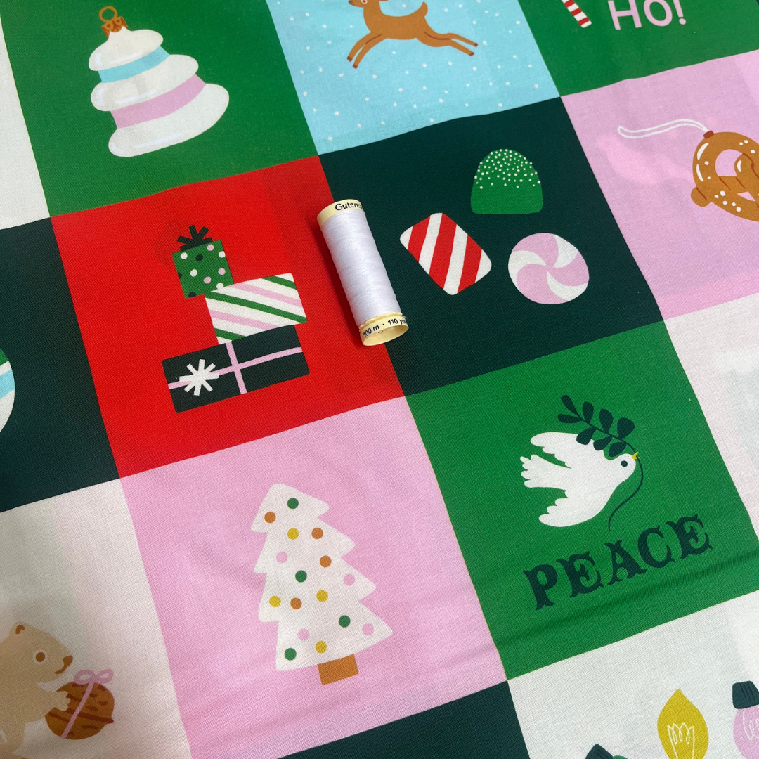 Merry Happy Christmas Panel | Ruby Star Society