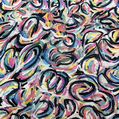 Painterly Digital Print Jersey