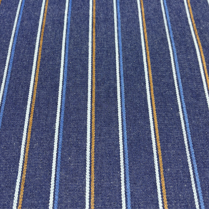 Multi Stripe Denim 130cm Remnant