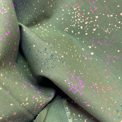 Speckled Design Ruby Star Cotton Linen Mix