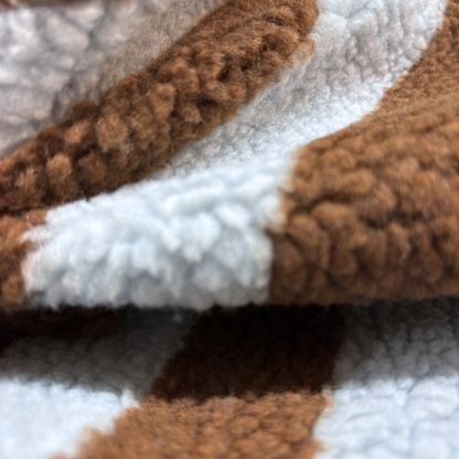 Striped Teddy Fleece | 2 Colours