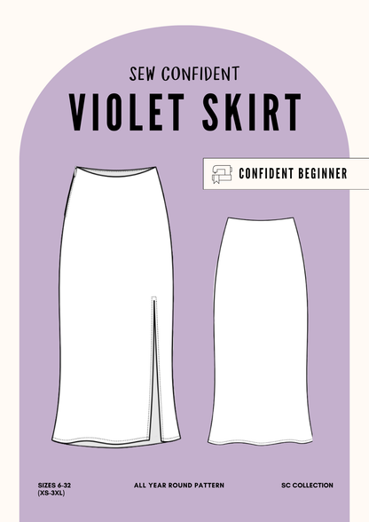 Sew Confident Violet Skirt Pattern