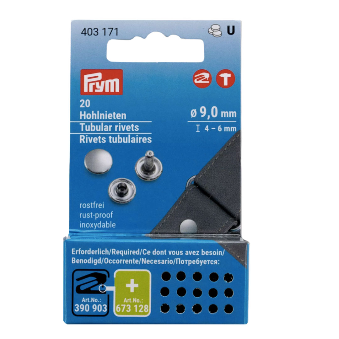 Tubular Rivets | 2 Sizes | Prym