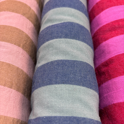 Yarn Dyed Stripes | 3 Colour ways available