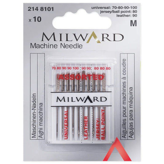 Assorted Machine Needles | Universal, Leather, Jersey | Milward