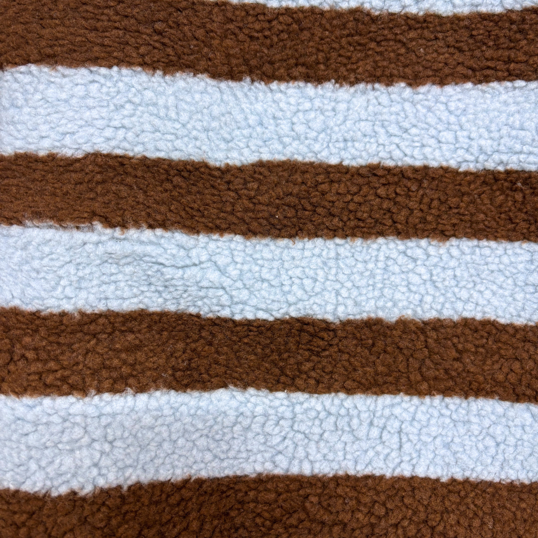Striped Teddy Fleece | 2 Colours