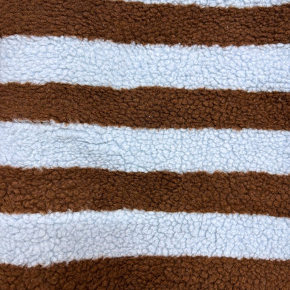 Striped Teddy Fleece | 2 Colours