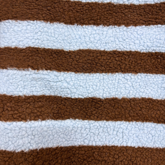 Striped Teddy Fleece | 2 Colours