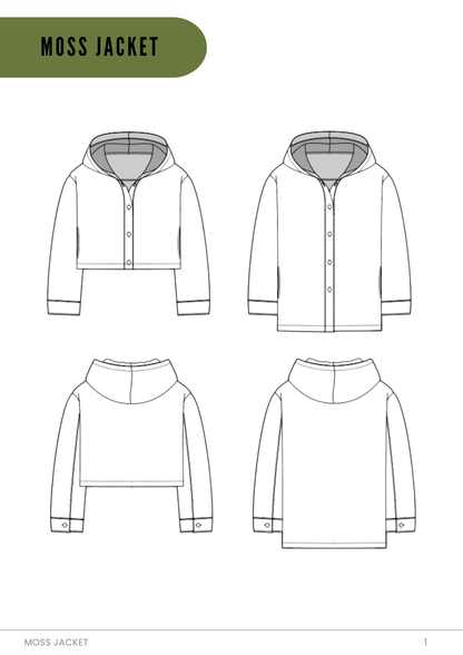 Sew confident Moss Jacket Pattern