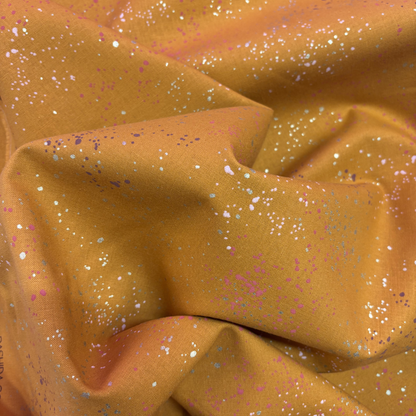 Speckled Design Ruby Star Cotton Linen Mix