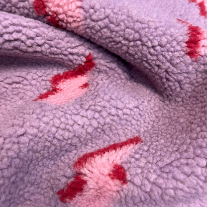 Lightning Bolt Sherpa Fleece