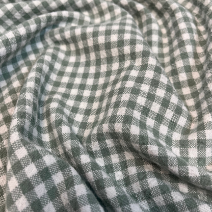 Organic Mini Check Cotton