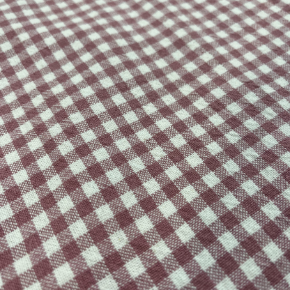 Organic Mini Check Cotton