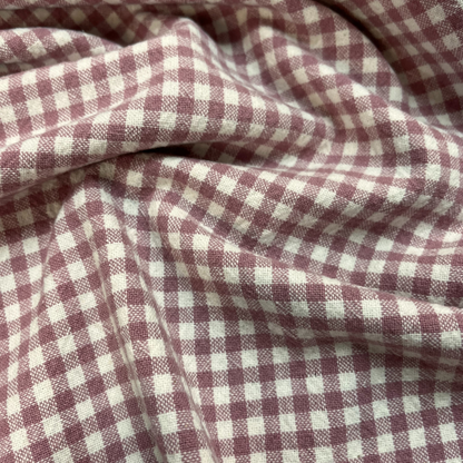 Organic Mini Check Cotton