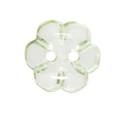 12mm Transparent Flower Button |