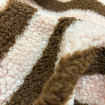 Striped Teddy Fleece | 2 Colours