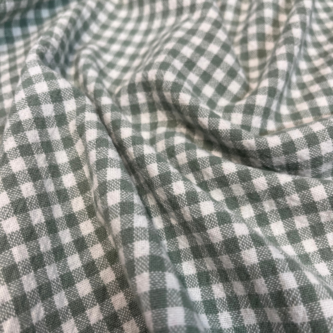 Organic Mini Check Cotton