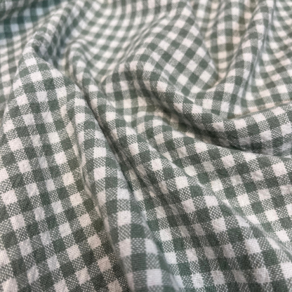 Organic Mini Check Cotton