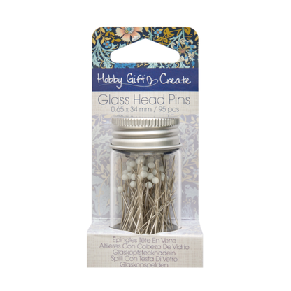 Glass Head Pins | Hobby Gift Create
