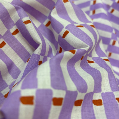Block Printed Geometric Cotton