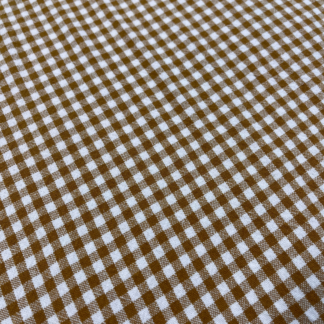 Organic Mini Check Cotton
