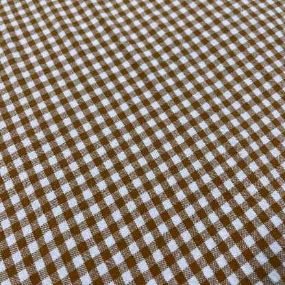Organic Mini Check Cotton