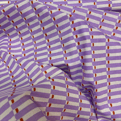 Block Printed Geometric Cotton