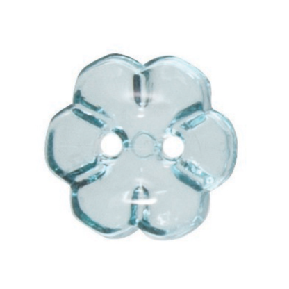12mm Transparent Flower Button |