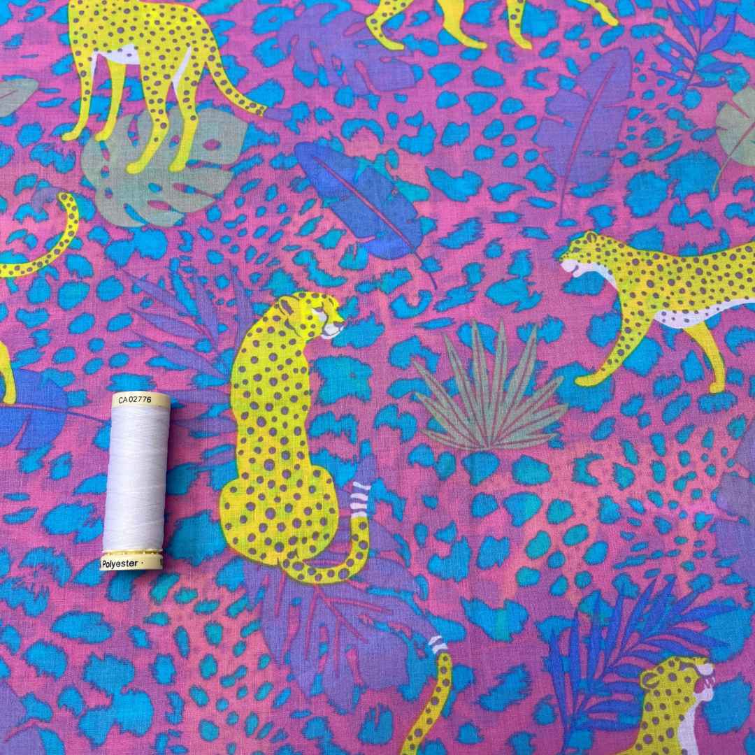 Leopard Print Cotton Voile