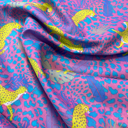 Leopard Print Cotton Voile