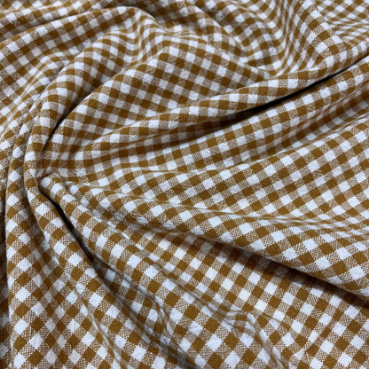 Organic Mini Check Cotton