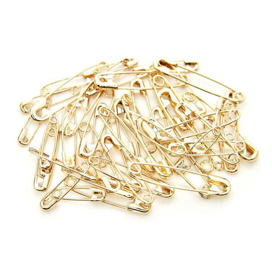 Hemline Gold Saftety Pins | Two colours