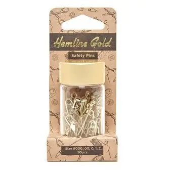 Hemline Gold Saftety Pins | Two colours