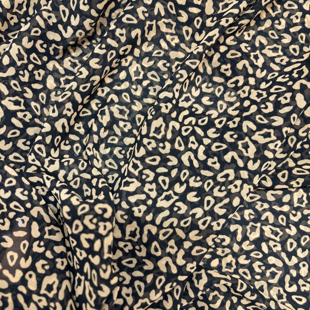 Leopard Print Chiffon