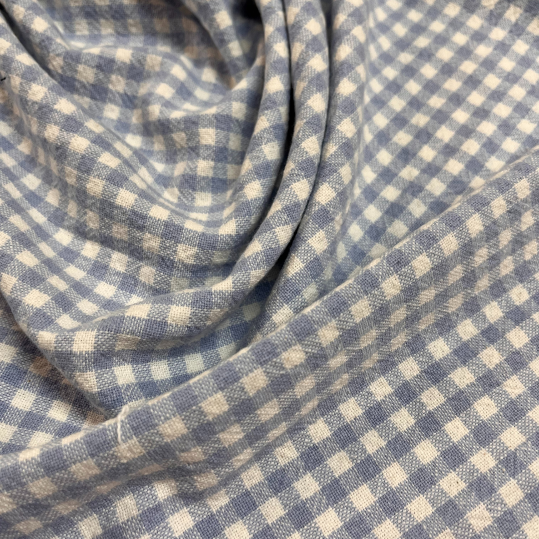 Organic Mini Check Cotton
